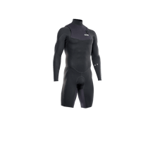 Cargar imagen en el visor de la galería, ION Men Wetsuit Element 2/2 Shorty Longsleeve Front Zip 2022