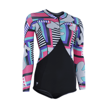 Lade das Bild in den Galerie-Viewer, Damen Neoprenanzug Amaze Hot Shorty 1.5 Langarm Front Zip