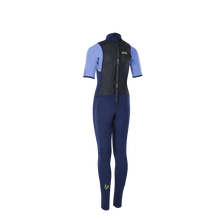 Lade das Bild in den Galerie-Viewer, Capture 3/2 Kurzarm Back Zip Neoprenanzug Kinder