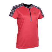 Charger l&#39;image dans la galerie, Maillot à manches courtes de VTT Traze Half Zip Femme
