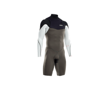 Load image into Gallery viewer, ION Men Wetsuit Element 2/2 Shorty Longsleeve Front Zip 2022
