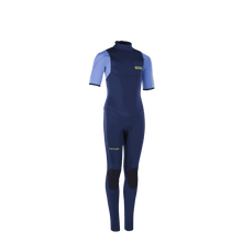 Lade das Bild in den Galerie-Viewer, Capture 3/2 Kurzarm Back Zip Neoprenanzug Kinder